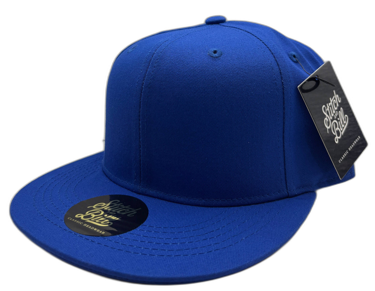 Wholesale Flat Brim Snapbacks – Blank Cotton, Bulk for Embroidery