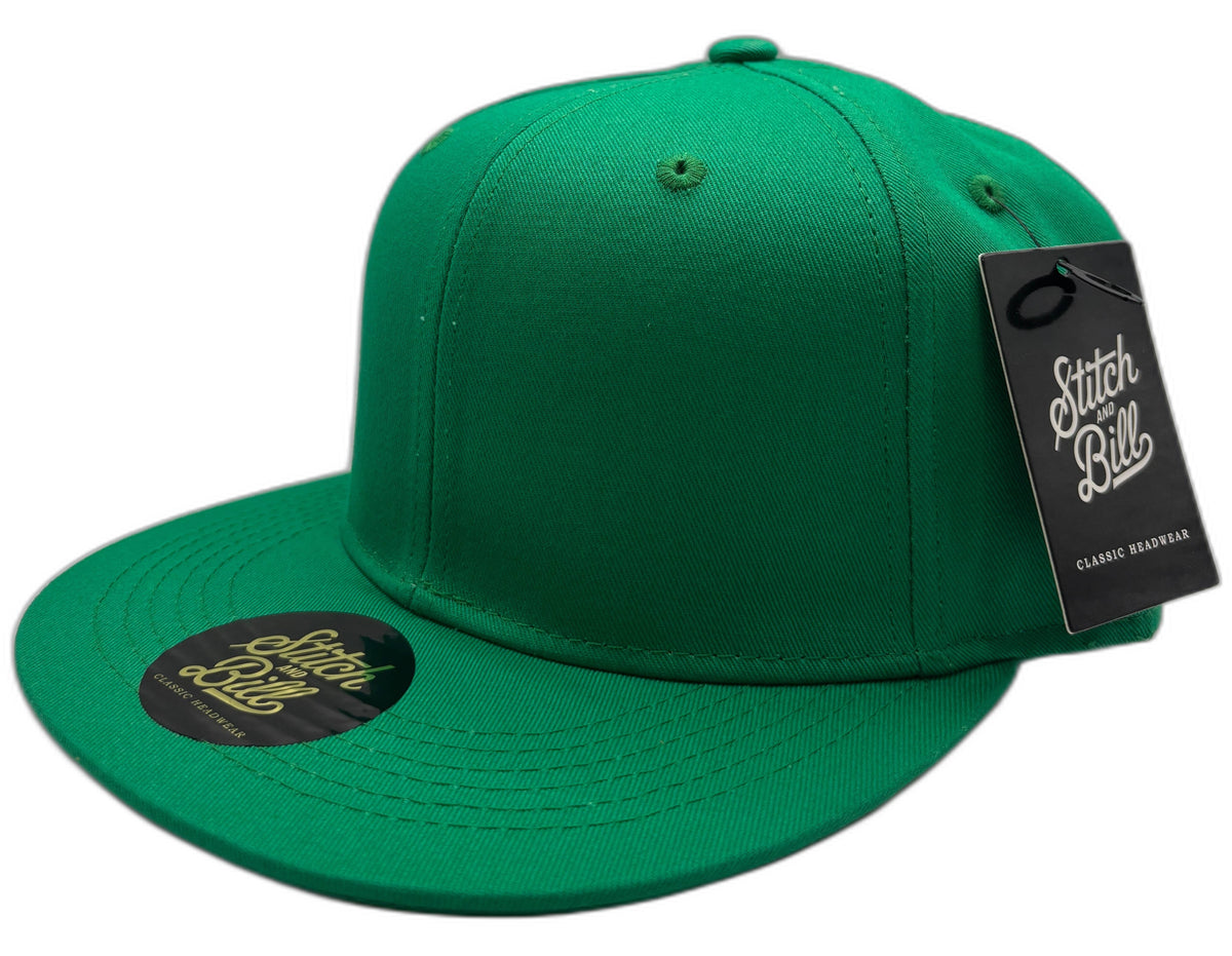 Wholesale Flat Brim Snapbacks – Blank Cotton, Bulk for Embroidery