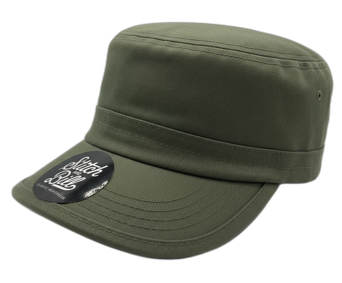 Wholesale Cadet Caps – Blank Cotton Military, Bulk for Embroidery