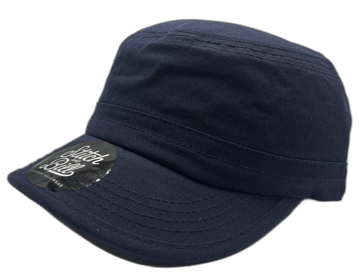 Wholesale Cadet Caps – Blank Cotton Military, Bulk for Embroidery